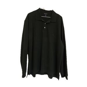 Brooks Brothers green long sleeve polo shirt mens size XL